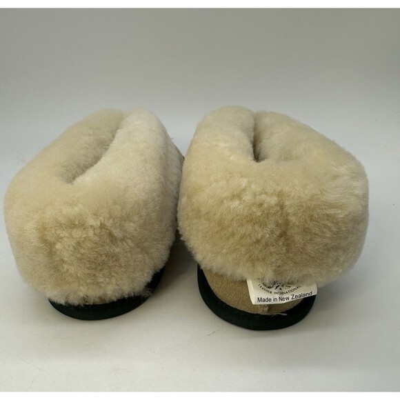 Canterbury Leather Sheepskin Slippers Regent Eva Sole Size L New Zealand New - Picture 5 of 16